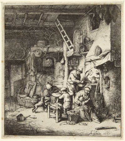  作： Adriaen van Ostade