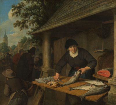 フィッシュワイフ 作： Adriaen van Ostade