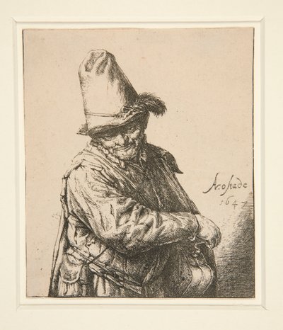 オルガングラインダー 作： Adriaen van Ostade