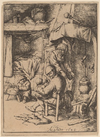 ペーター・ファミリア 作： Adriaen van Ostade
