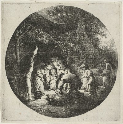 ザ・ピッグキラーズ 作： Adriaen van Ostade