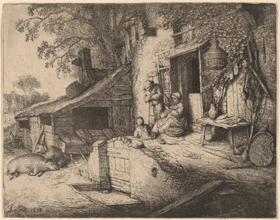 スピナー 作： Adriaen van Ostade