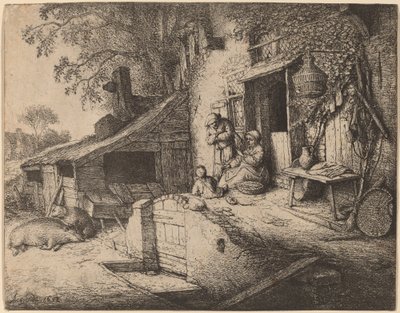 スピナー 作： Adriaen van Ostade