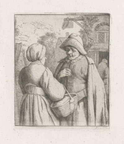 女と男の話 作： Adriaen van Ostade