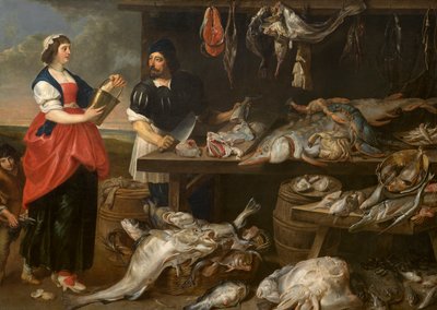 Barraca do Peixeiro (óleo sobre tela) 作： Adriaen van Utrecht