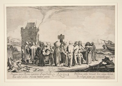 四大要素のセットからのアクア 作： Adriaen van de Velde