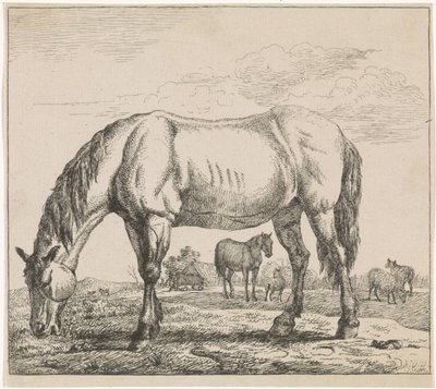 放牧馬 牛（シリーズタイトル） 作： Adriaen van de Velde