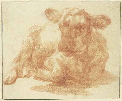 Liegendes Vieh nach rechts 作： Adriaen van de Velde