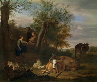  作： Adriaen van de Velde