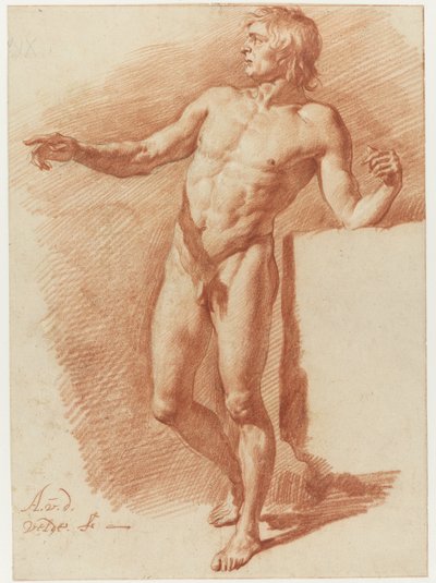 立っている男性のヌード 立っている男性のヌード 作： Adriaen van de Velde