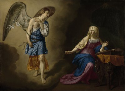 受胎告知、1667 作： Adriaen van de Velde