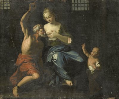シモンとペロ (ローマ慈善団体) 作： Adriaen van der Werff (copy after)