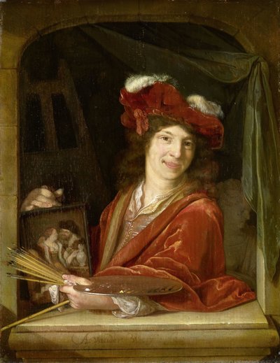 若いペインター 作： Adriaen van der Werff