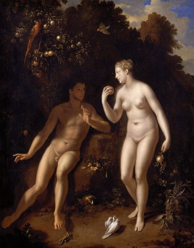 フランス語：Adam et Ève près de l