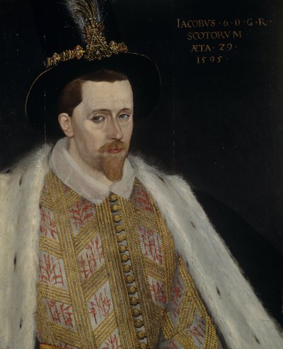 ジェームズ6世と私1566-1625、スコットランドの王、1595 作： Adrian Vanson
