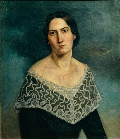ボニーニ・ガルディ夫人の肖像（油彩・キャンバス 作： Adriano Baldini