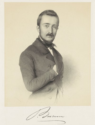 ヨハネス・ボスブームの肖像 作： Adrianus Johannes Ehnle
