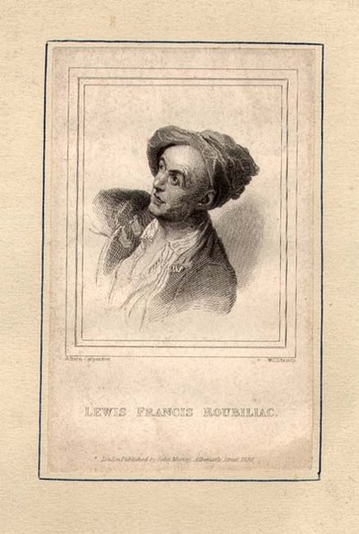 ルイ・フランソワ・ルビヤック（1702-62）の肖像、W.C.エドワーズの刻印 作： Adrien (after) Carpentiers