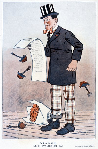 フランスの作家、ジュール・ルナール（1864/1910）の漫画、Barrère, A. 1923によるもの。 作： Adrien Barrere