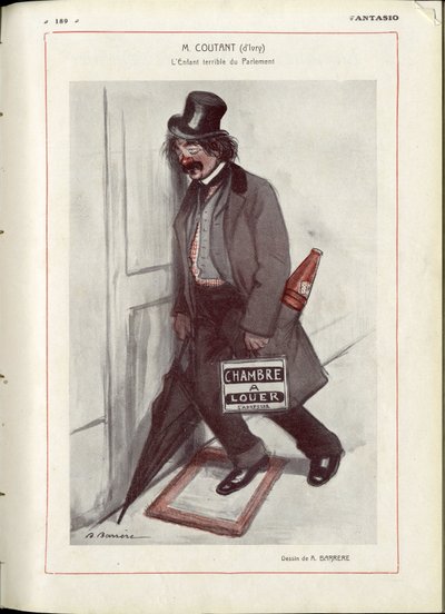 ファンタジオ」のA・バレール（1874-1931）のイラスト - 日付の確認 - Coutant Jules 作： Adrien Barrere