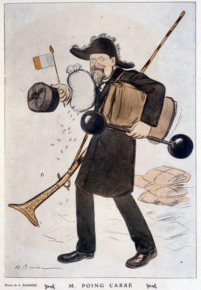 M.Faring Carré（Raymond Poincaréの漫画） - Barrère著、1912年02月01日付「Fantasio」にて。 作： Adrien Barrere
