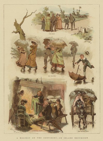 大陸の休日、内陸エクスカーション（クロモリト） 作： Adrien Emmanuel Marie