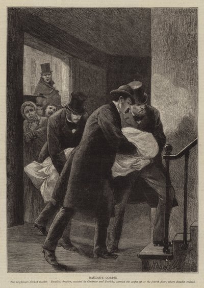犯罪履歴のイラスト、Victor Hugo 作： Adrien Emmanuel Marie