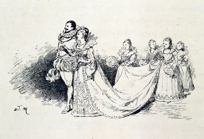 Riquet a la Houppe -Charles Perrault作「Les contes de fees」の中で、Adrien Marieが描いたもの。 作： Adrien Emmanuel Marie