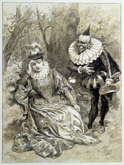 Riquet à la Houppe -Charles Perrault作「Les tales de fées」の中で、Adrien Marieが描いたもの。 作： Adrien Emmanuel Marie
