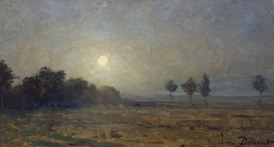 婚約者のための研究、1886 作： Adrien Louis Demont