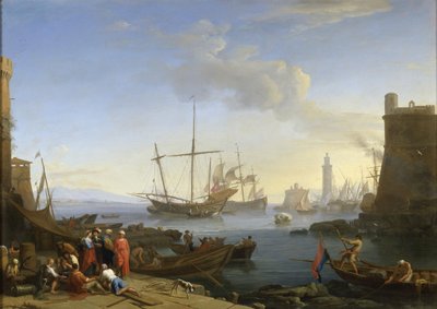 シーポート、1726 作： Adrien Manglard