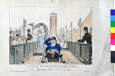 パリでのロシア山岳レース 作： Adrien Pierre Francois Godefroy
