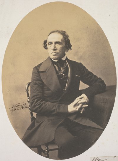 ジャコモマイヤービールの肖像1791〜1864年、1857年。 作： Adrien Tournachon