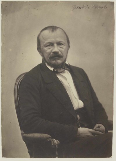 ジェラールドネルヴァルの肖像1808-1855、1854。 作： Adrien Tournachon