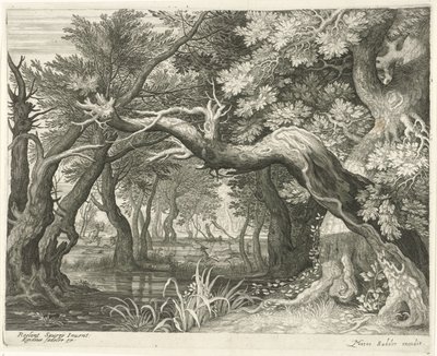 森の湖での鹿狩り 六景（連載タイトル） 作： Egidius  Sadeler (II)