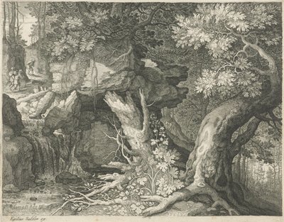 滝の上の旅行者 六景（連載タイトル） 作： Egidius  Sadeler (II)