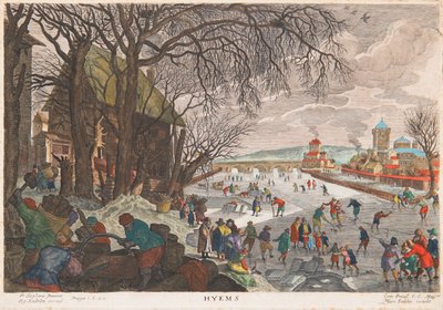 冬のアレゴリー、1620年。 作： Aegidius Sadeler