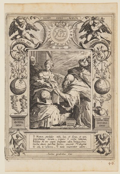 三王礼拝 作： Aegidius Sadeler II