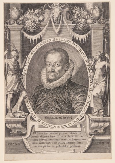 ヨハネス・マテウス・ヴァッカー・フォン・ヴァッケンフェルス、外交官 作： Aegidius Sadeler II