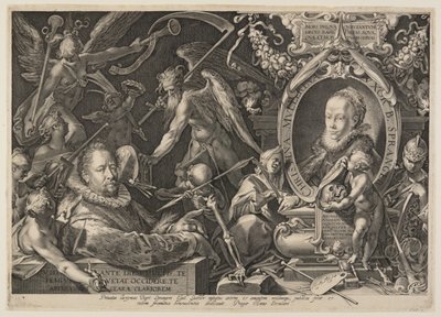 シュプランガーとその妻 作： Aegidius Sadeler II