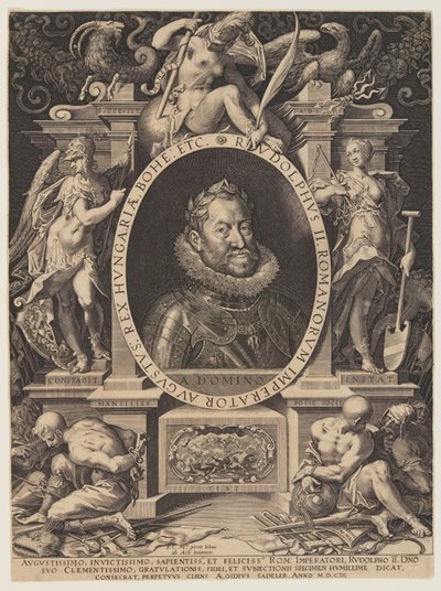 皇帝ルドルフ2世 作： Aegidius Sadeler II