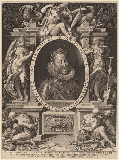 ルドルフ2世 作： Aegidius Sadeler II after Hans von Aachen