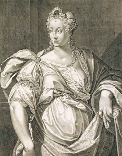 オクタヴィアンの妻Livia Drusilla（紀元前55年頃-AD 29） 作： Aegidius Sadeler or Saedeler