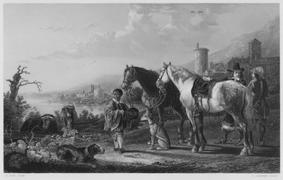 ロイヤル・コレクションの絵から見た「ニグロ・ページ」（エングレーヴィング 作： Aelbert (after) Cuyp