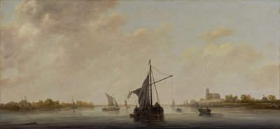 ドルトレヒトのマース川の眺め 作： Aelbert Cuyp