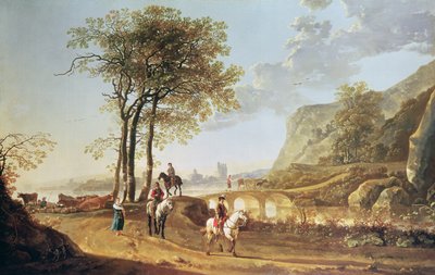 広大な川の景観 作： Aelbert Cuyp