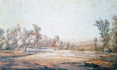 風景、1620-1691 作： Aelbert Cuyp