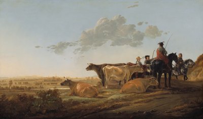 牧夫のいる風景 作： Aelbert Cuyp