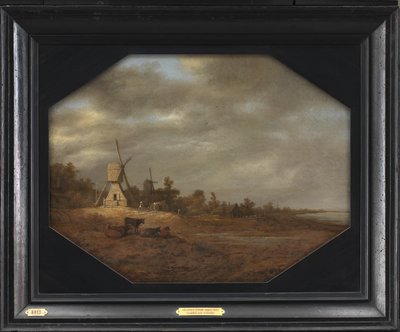 風車のある風景 作： Aelbert Cuyp