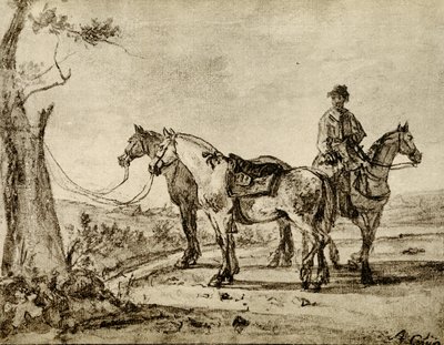 3頭の馬 作： Aelbert Cuyp